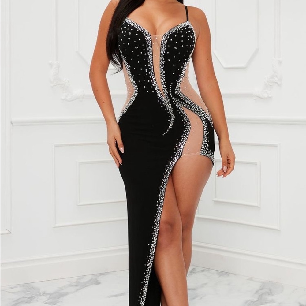 Elegant Black Evening Dress